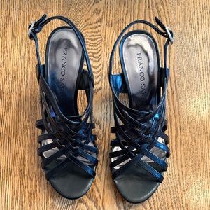 Franco Sarto Women's Midnight Blue Strappy Sandals